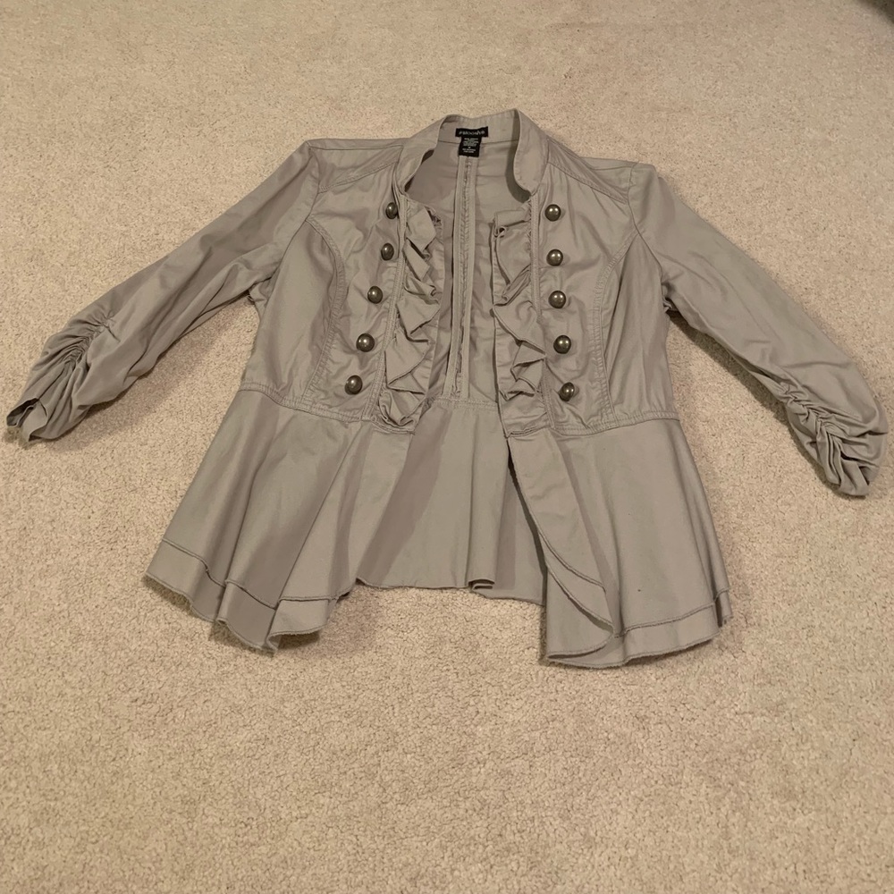 Stoosh gray colored 3/4 length jacket